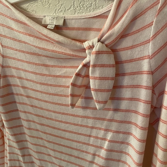NWOT Loft size SP striped long sleeve sweater - Picture 4 of 5